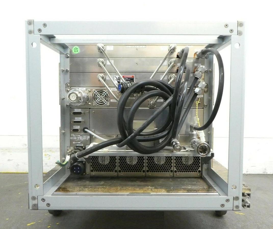 Used Nihon Koshuha HFS-450-020-H1 2kW RF Generator Hitachi MU-712E Working Surplus