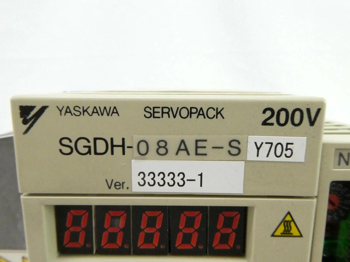 Used Yaskawa SGDH-08AE-SY705 Servo Drive SERVOPACK JUSP-NS1000 Working