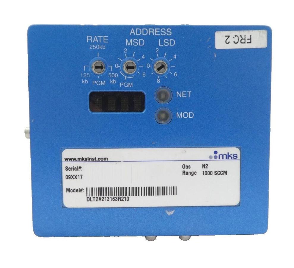 Used MKS Instruments DLT2A213163R210 Flow Ratio Controller DELTA II Working Surplus