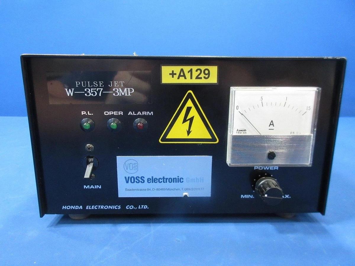 Used Honda W-357-3MP Pulse Jet Power Supply Ultrasonic Cleaner Sigmameltec Used