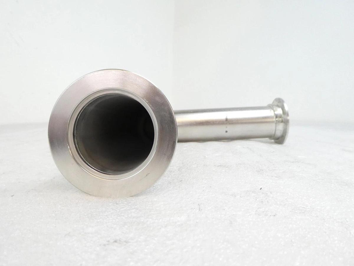 Used Novellus Systems 16-00057-01 UHV 90° Right Angle NW50 Vacuum Duct Working Spare