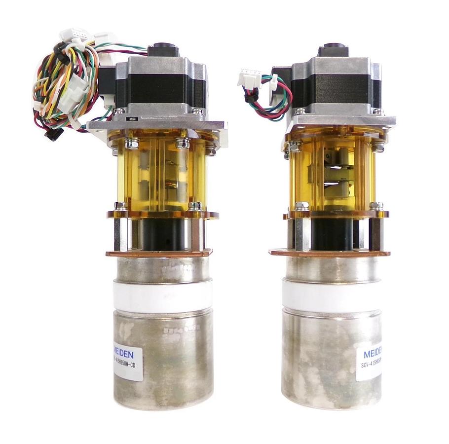 Used Meiden SCV-415H65UW-CD Variable Vacuum Capacitor Lot of 2 Working