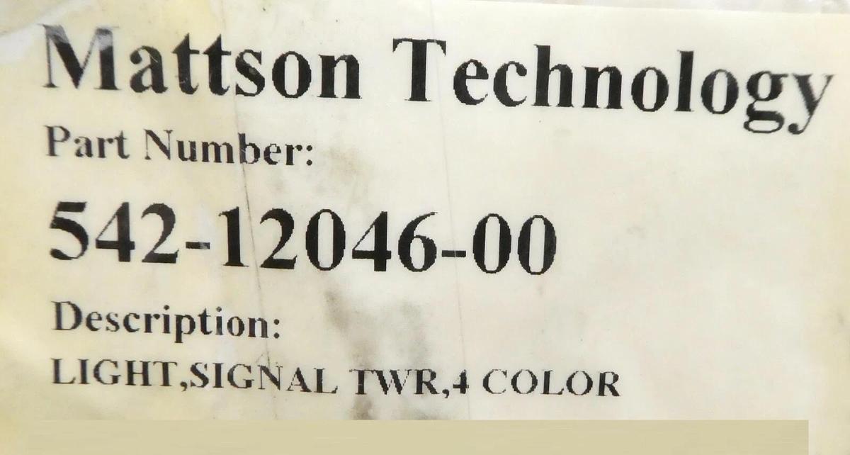 Patlite SEFB-402T 4-Color Light Tower Mattson 542-12046-00 Reseller Lot of 3 New