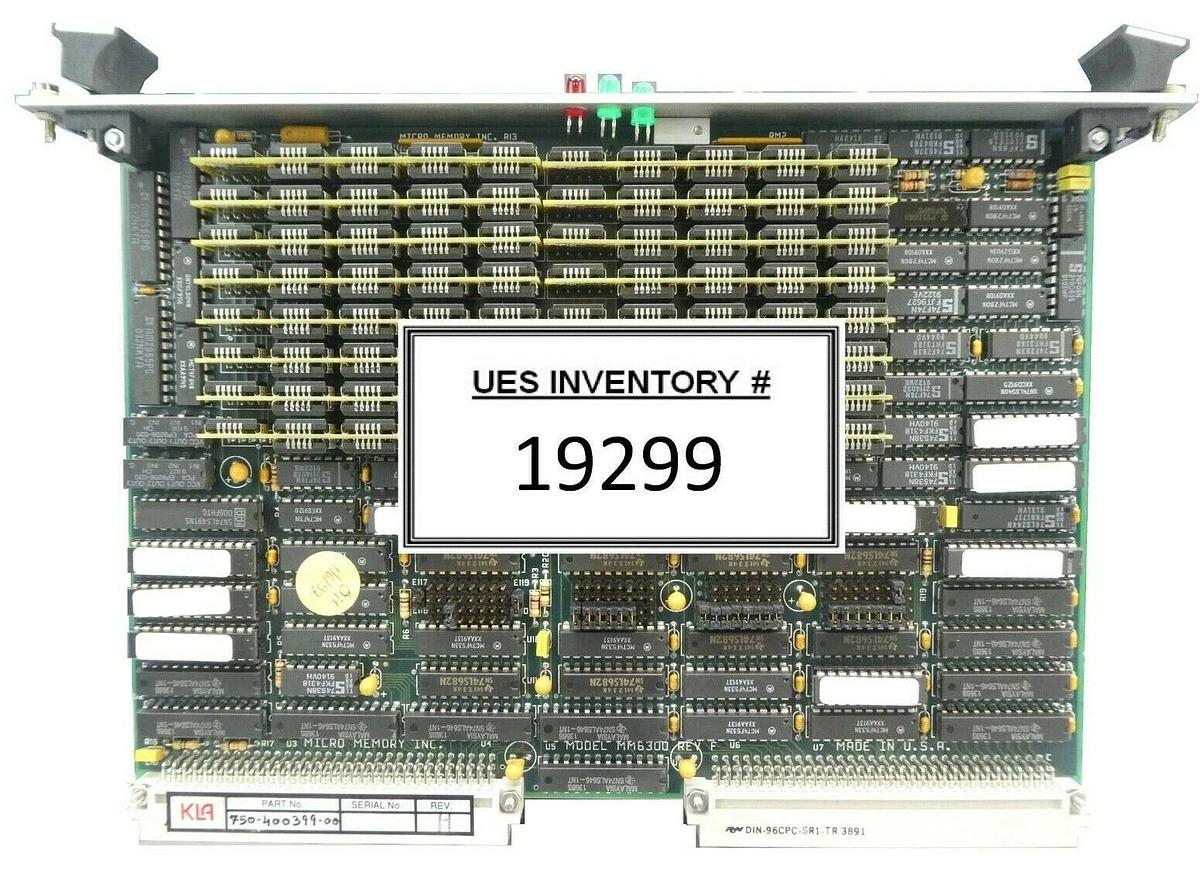 Used Micro Memory MM6300 PCB Card MM-6300 750-400399-00 KLA-Tencor eS31 Working Spare