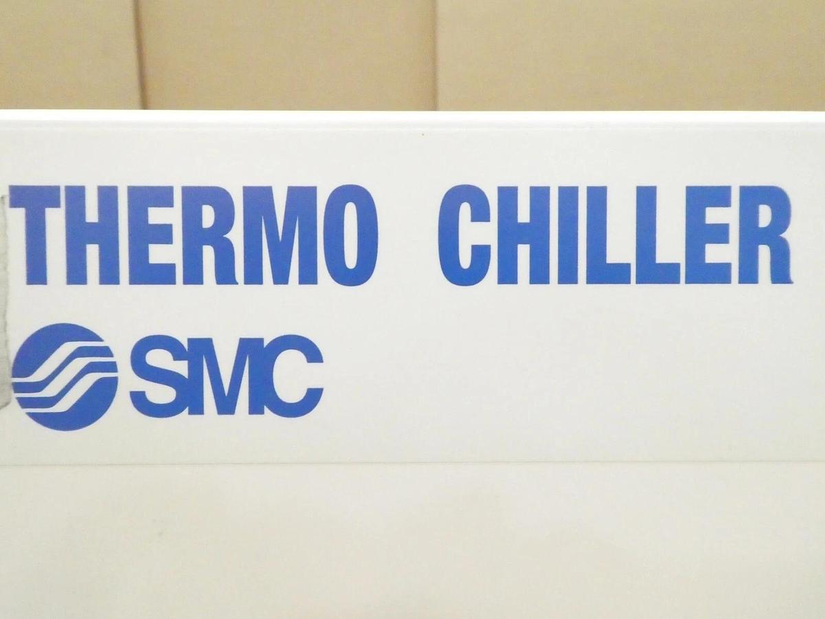 Used SMC INR-495-006 Recirculating THERMO CHILLER INR Series Working Surplus