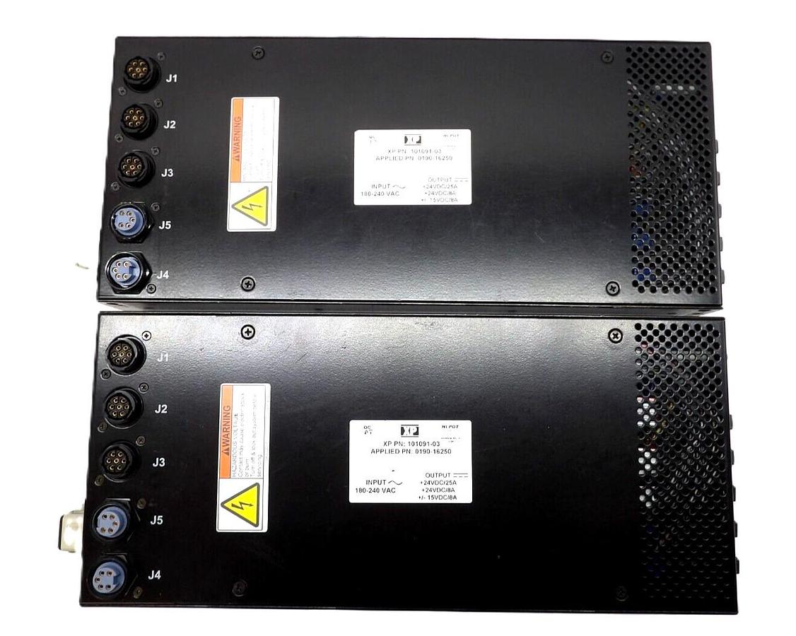 Used XP Power 101091-03 DC Power Supply AMAT 0190-16250 Reseller Lot of 2 Working