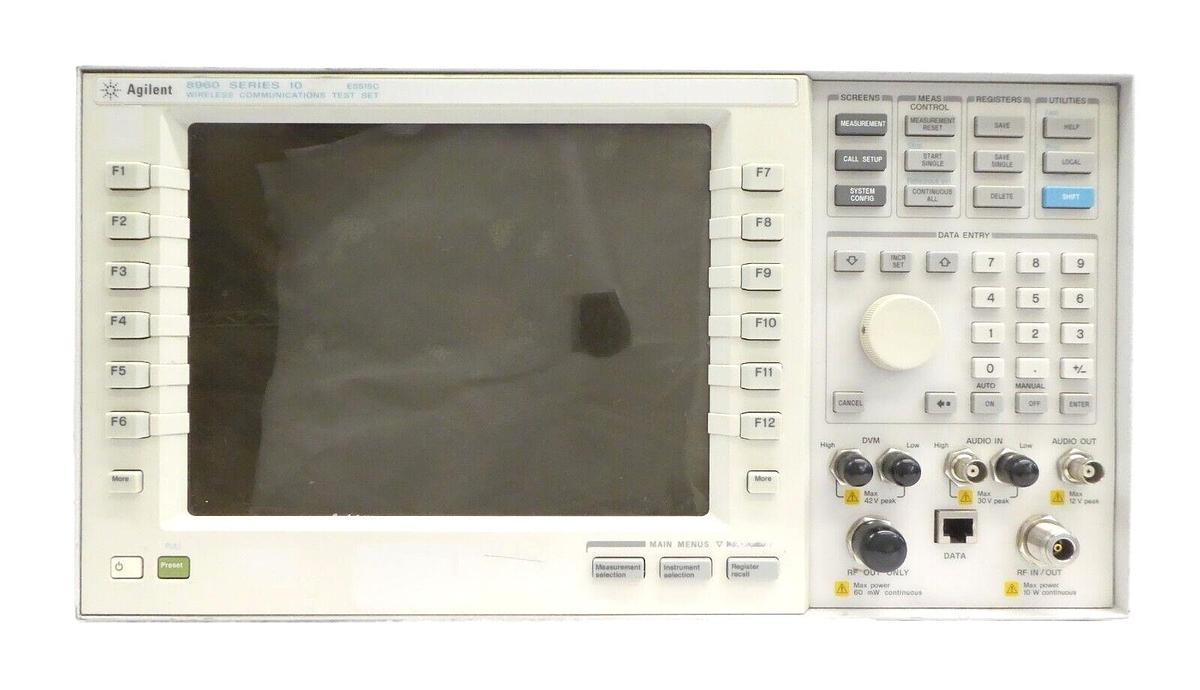Used Agilent E5515C Wireless Communications Test Set 8960 SERIES 10 Frozen Untested
