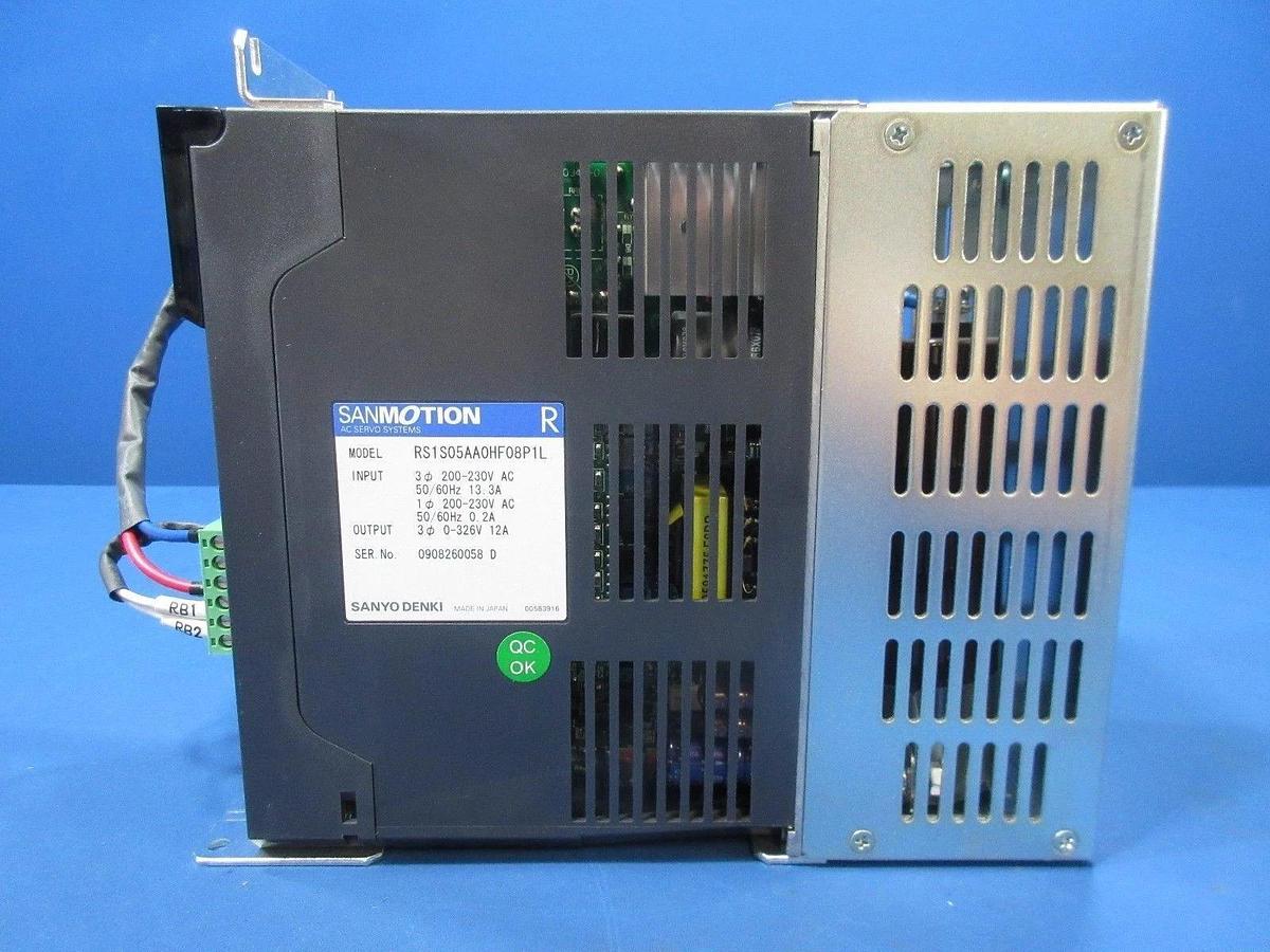 Used Sanyo Denki RS1S05AA AC Servo Drive RS1S05AA0HF08P1L SANMOTION R T-3044SS Used