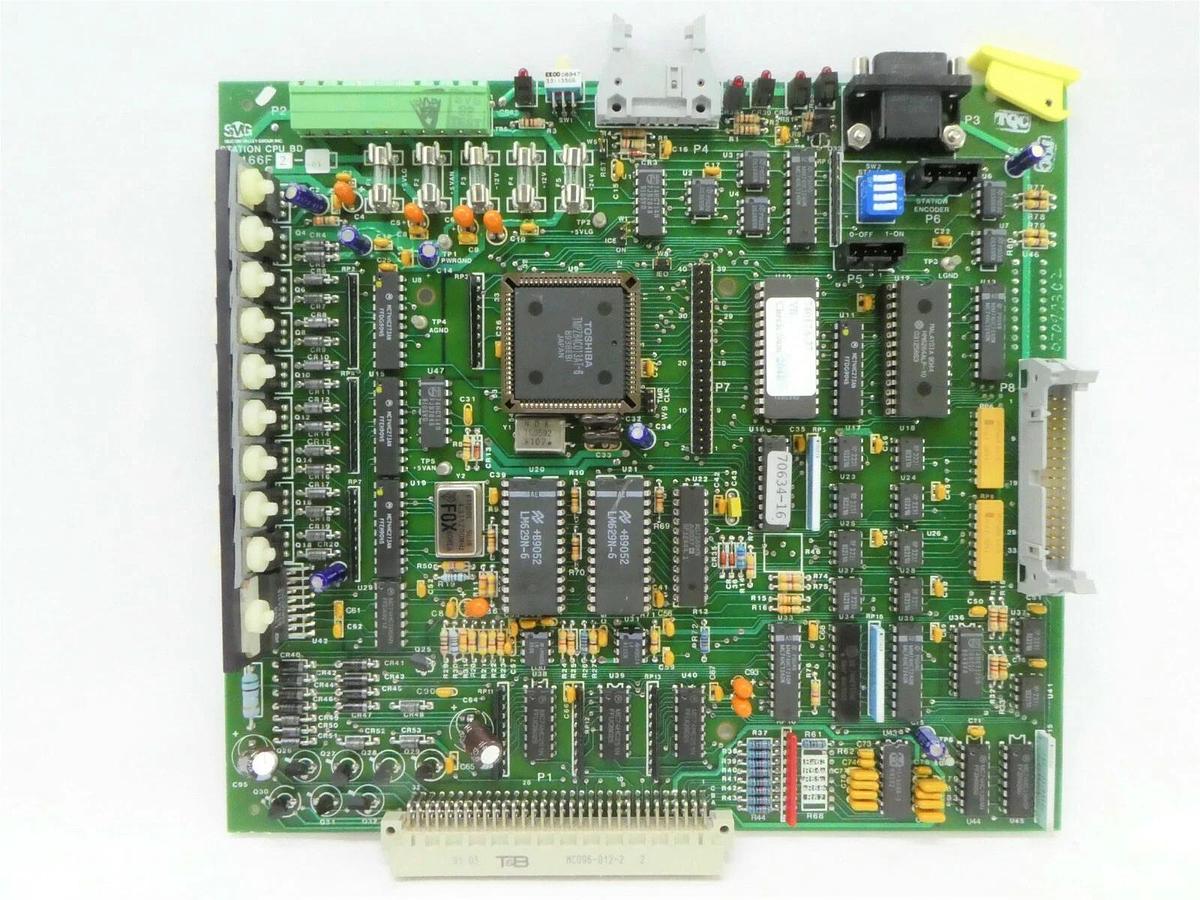 Used SVG Silicon Valley Group 80166F2-01 VB Station CPU BD PCB Card 90S DUV Working