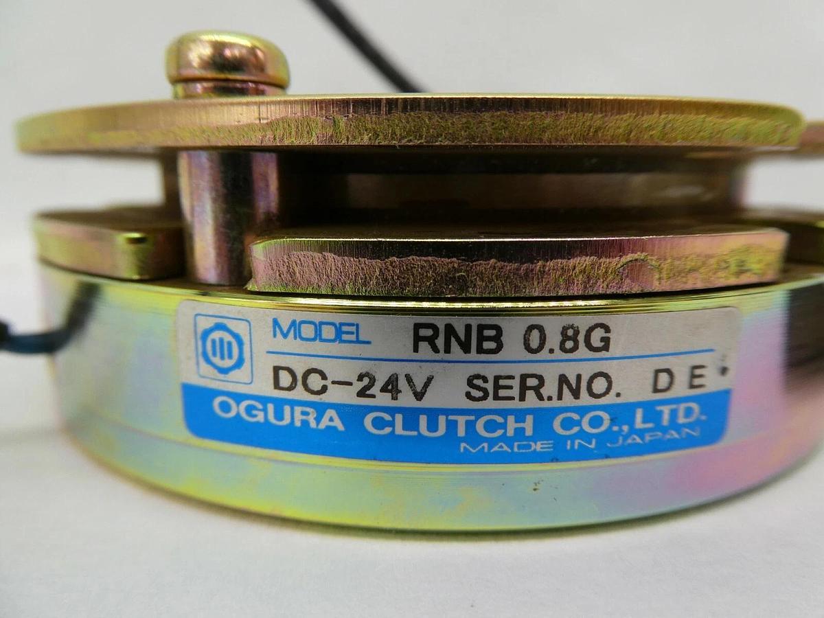 Used Ogura Clutch RNB 0.8G Electromagnetic Spring Applied Brake TEL Lithius Working