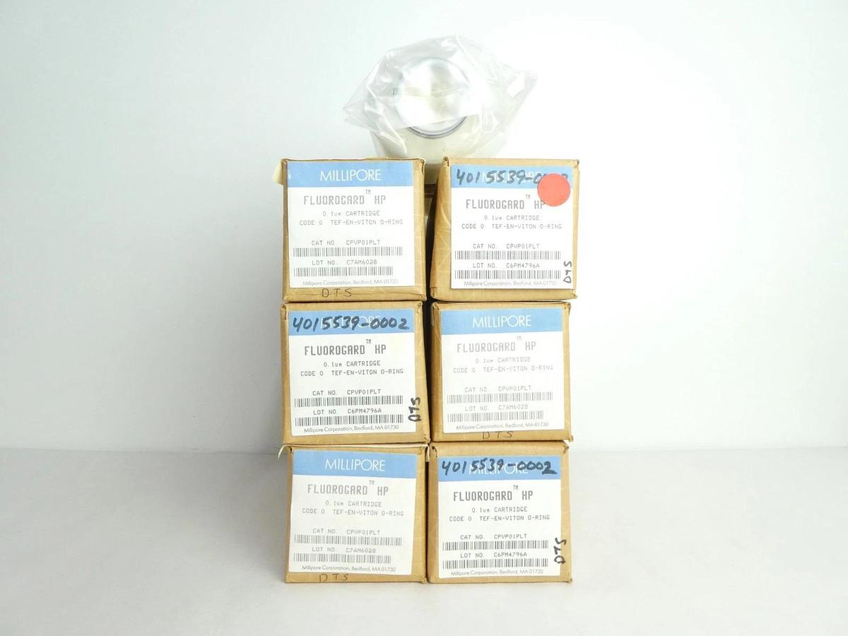 Millipore CPVP01PLT Filter Cartridge Fluorogard HP ASM 4015529-0002 Lot of 6 New