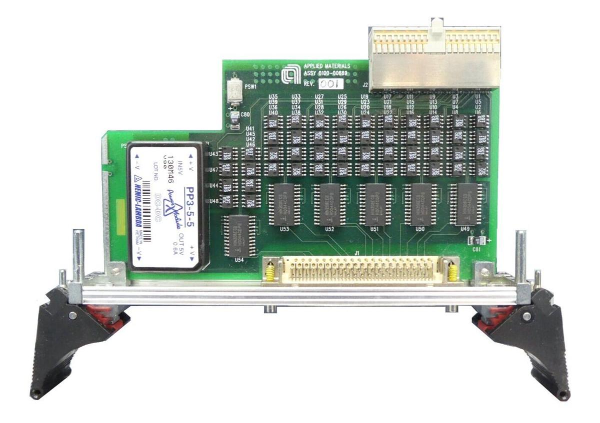 Used AMAT Applied Materials 0100-00689 Power Module PCB Card Working Surplus