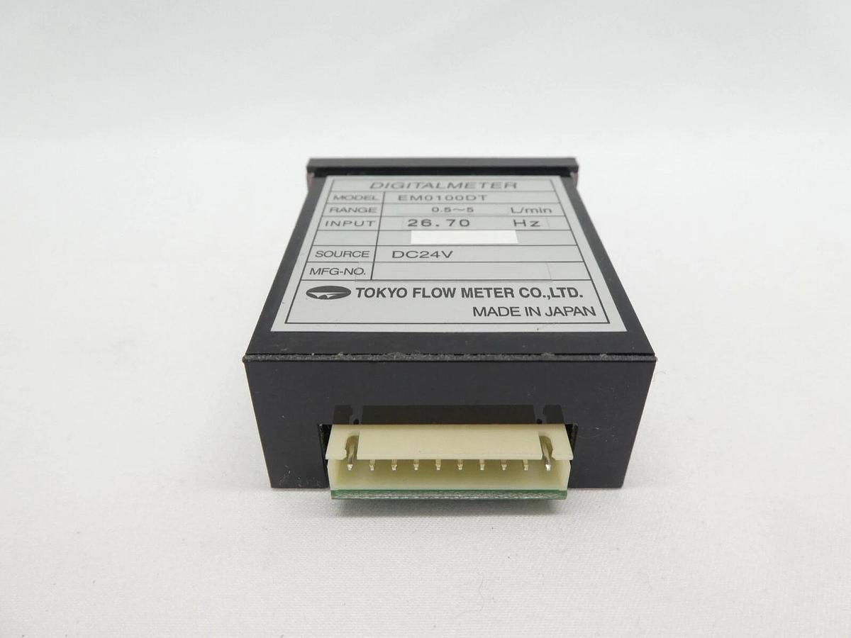 Used Tokyo Flow Meter EM0100DT Digital Meter DIGITALMETER 0.5 ~ 5 L/min Lot of 20