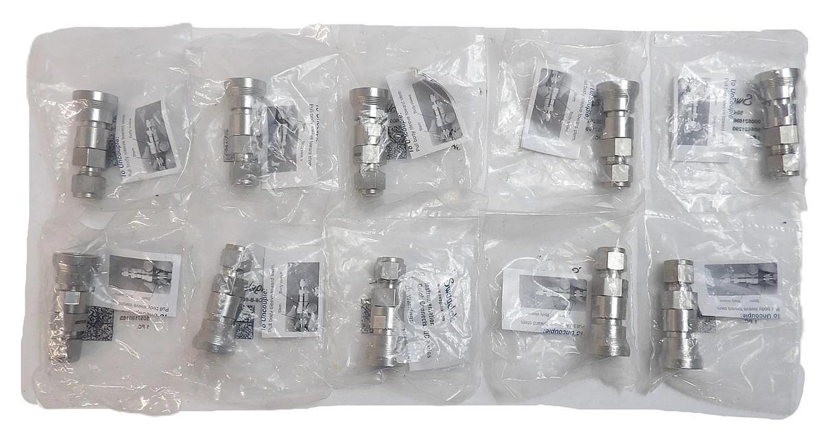 Swagelok SS-QC6-B-600 Quick Connect Body Lot of 10 New