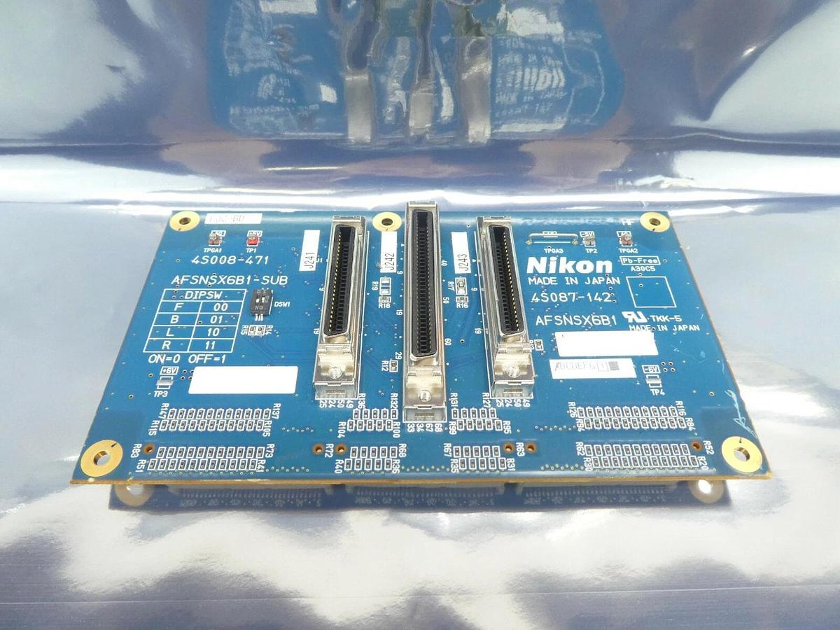 Used Nikon 4S087-142 Interface PCB AFSNSX6B1 4S008-471 NSR FX-601F Working Surplus