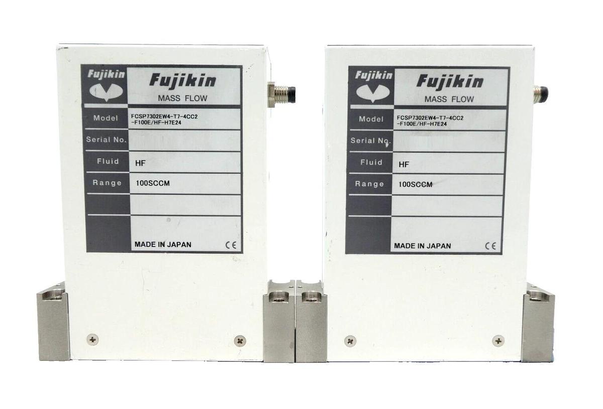 Used Fujikin P7000 Mass Flow Controller MFC P7000E P7000D Reseller Lot of 5 Working