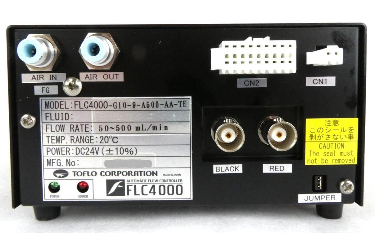 Used Tofco FLC4000-G10-9-A500-AA-TE Automatic Flow Controller FLC4000 Working Surplus