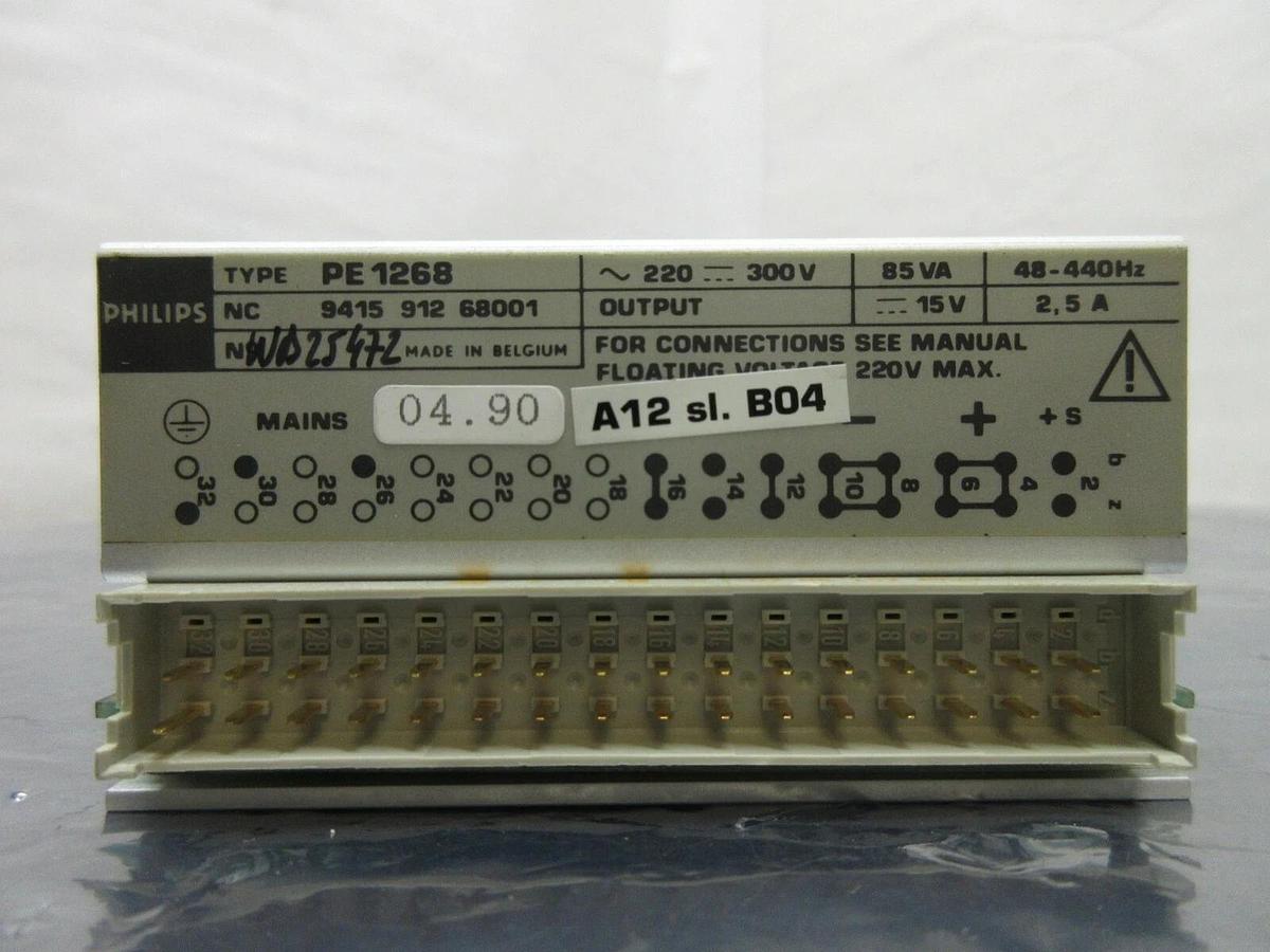 Used Philips 9415 912 68001 Power Supply PCB Card PE 1268 ASML PAS 5000/2500 Used
