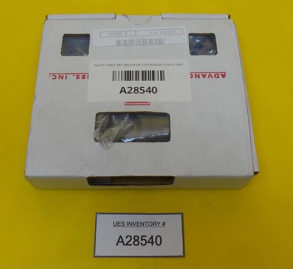 Aera TC FC-D980C Mass Flow Controller MFC FC-D980C 2 SLM O2(0.989) New