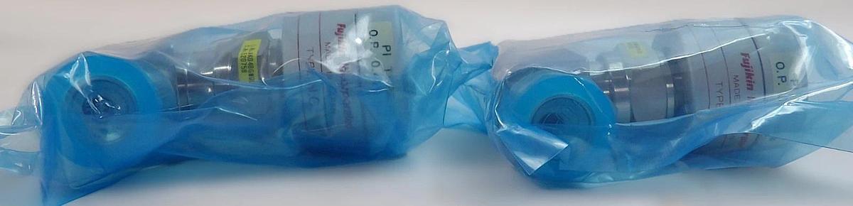 Fujikin 316L Diaphragm Valve Type N.C. Reseller Lot of 2 New Surplus