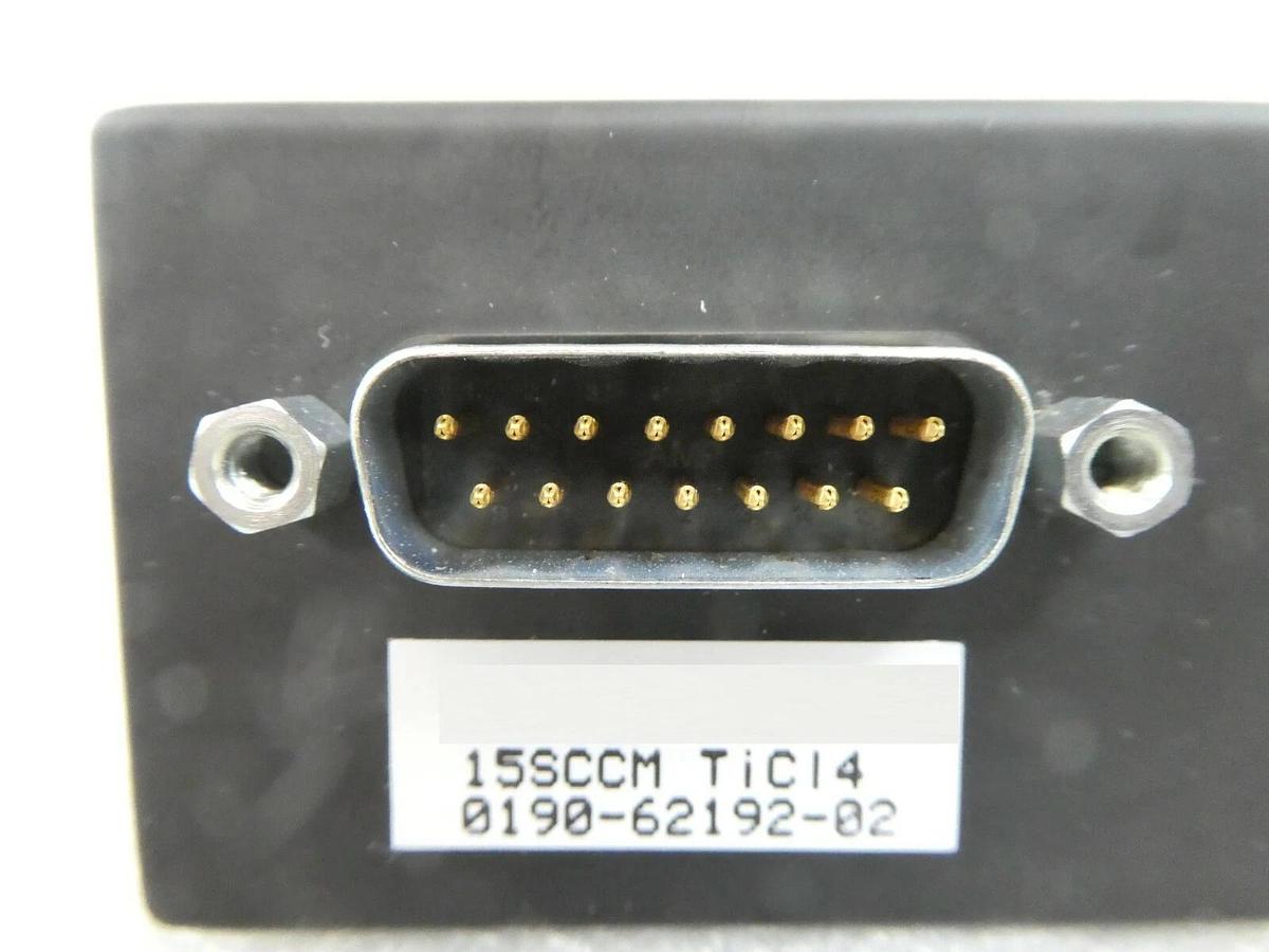 Used AMAT Applied Materials 0190-62192 Mass Flow Controller 15 SCCM TiCl4 Working