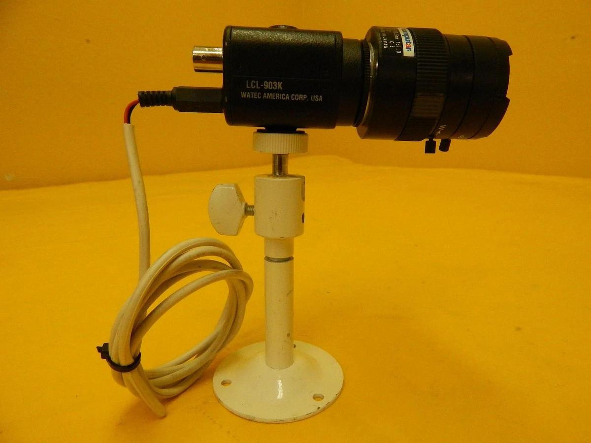 Used Watec LCL-903K CCD Camera with Kowa 3.5-10.5mm Lens Used Working