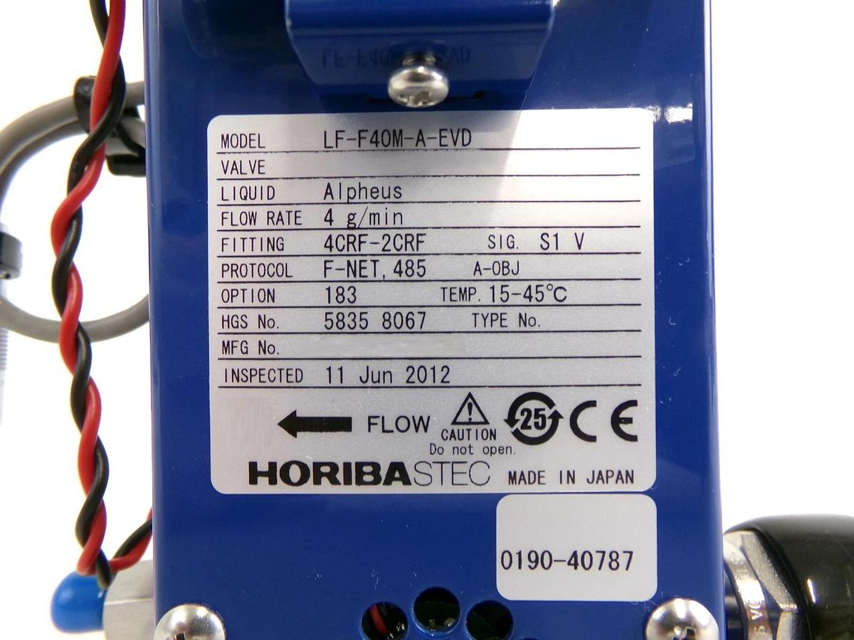 Horiba STEC LF-F40M-A-EVD Flow Control AMAT Applied Materials 0190-40787 New