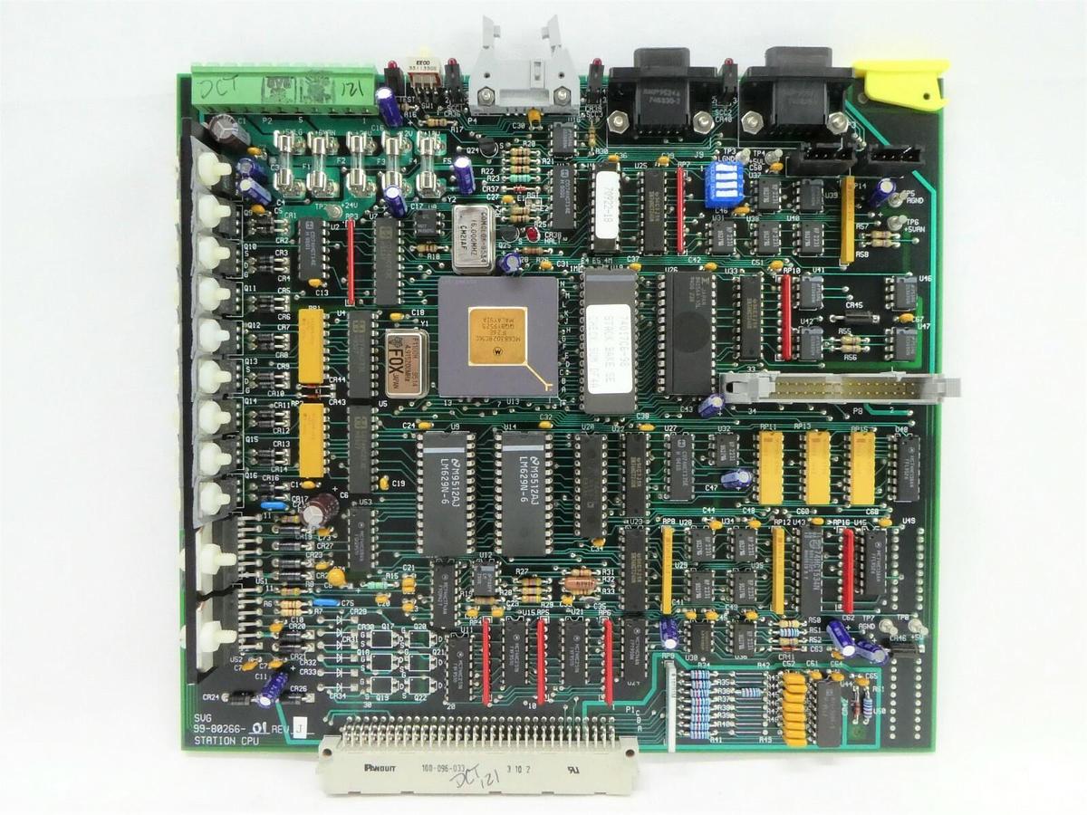 Used SVG Silicon Valley Group 99-80266-01 Stack Bake SE Station CPU PCB Card Rev. J