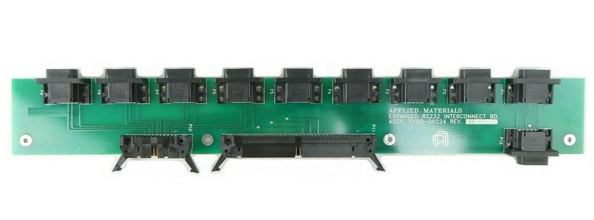 Used AMAT Applied Materials 0100-09224 Expanded RS232 Interconnect PCB P5000 Working