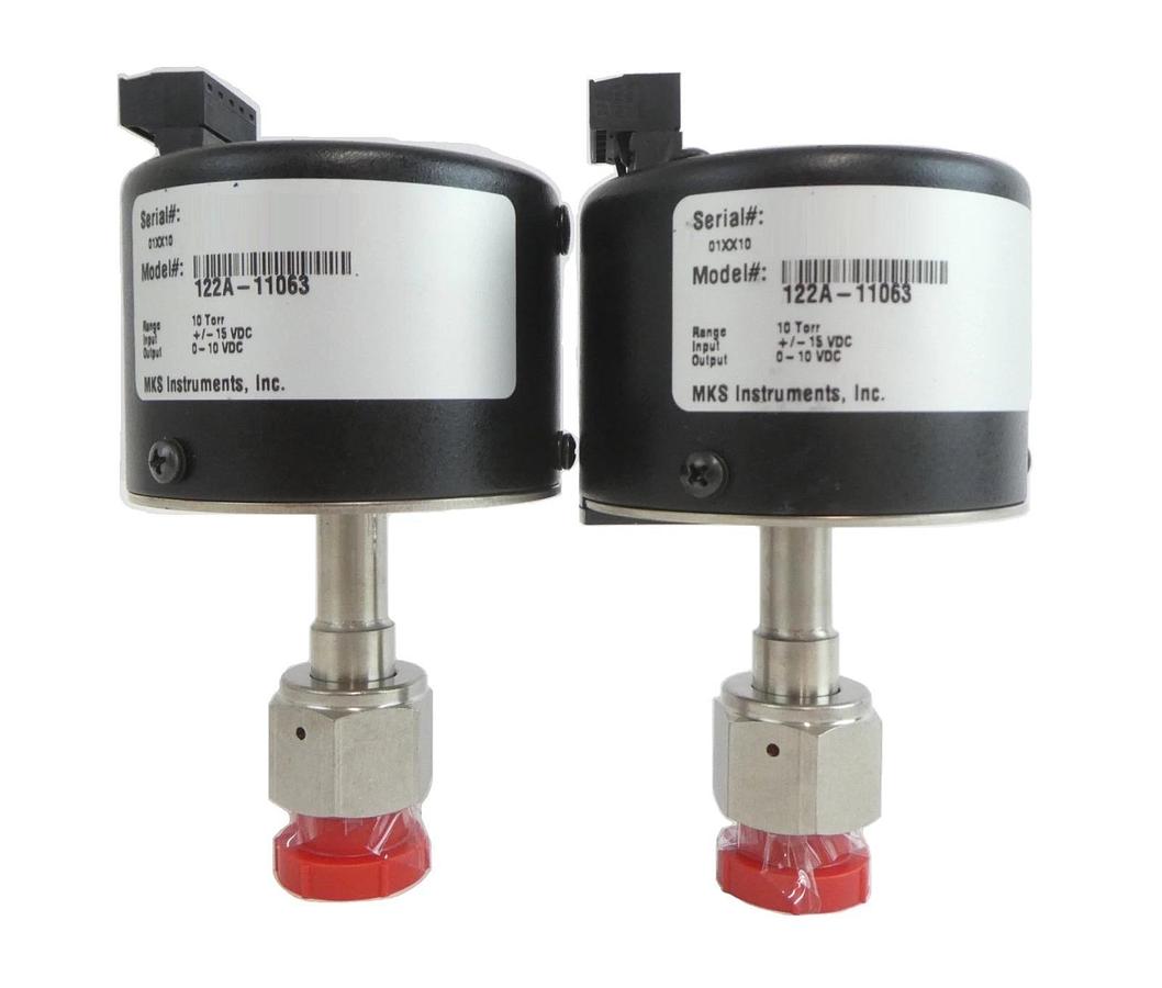 MKS Instruments 122A-11063 Baratron Transducer Type 122A Reseller Lot of 2 New