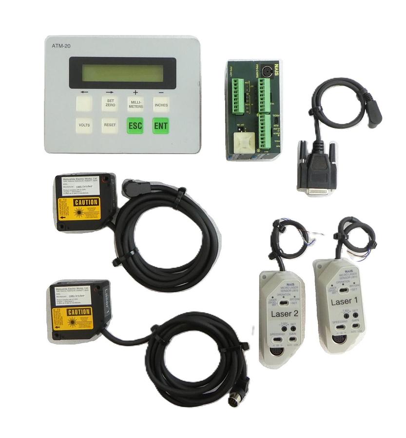 Used Matsushita LM10 Dual Laser Measurement NAiS System with Display FPO-A21 Working