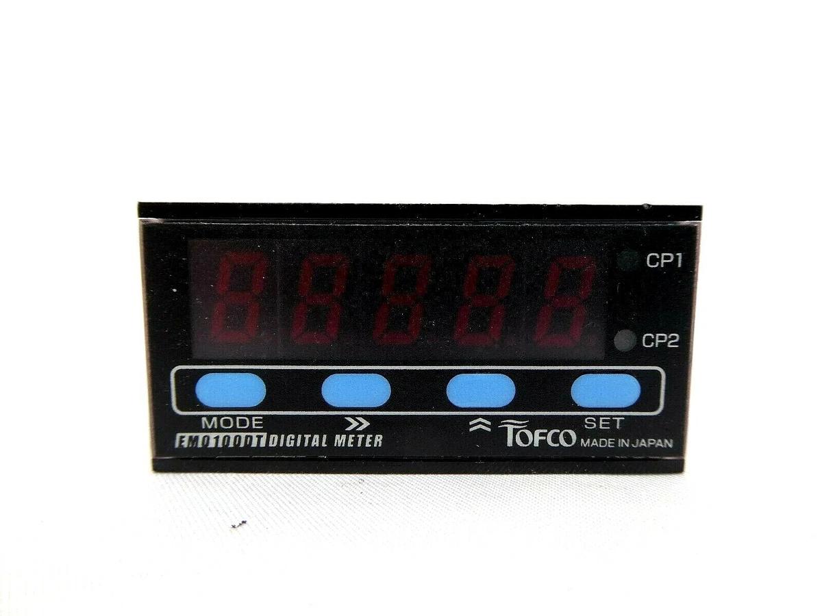 Used Toflo Corporation EM0100DT Digital Meter Reseller Lot of 36 Working Surplus