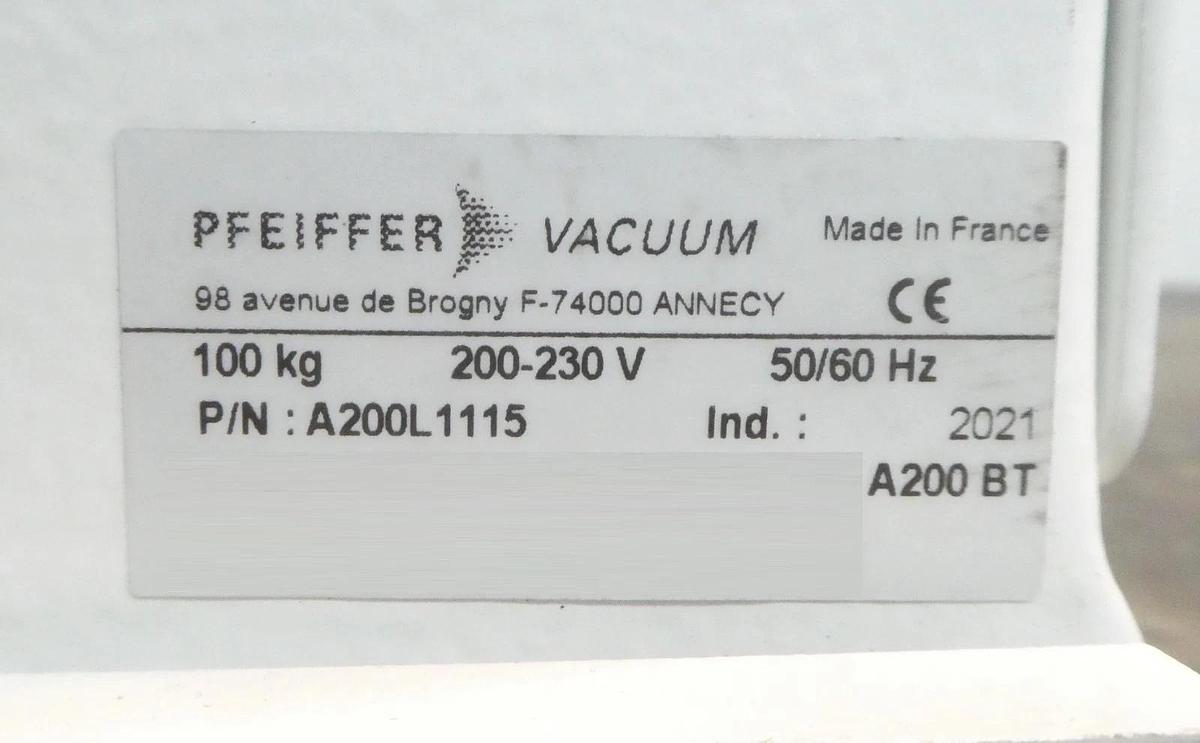 Used IPUP A200L Adixen Pfeiffer A200L1115 Vacuum Dry Pump Untested Surplus