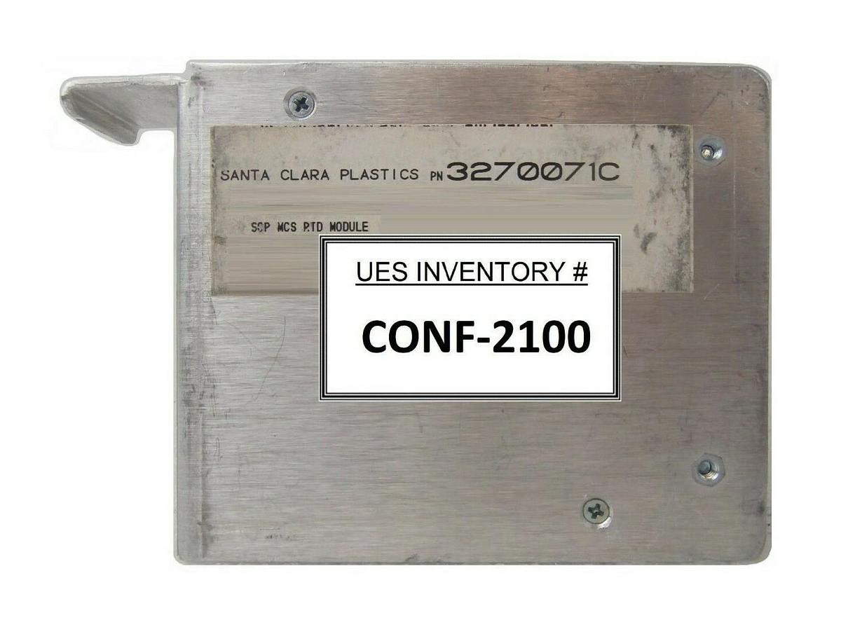 Used SCP Santa Clara Plastics 3270071C MCS RTD Module Working Surplus