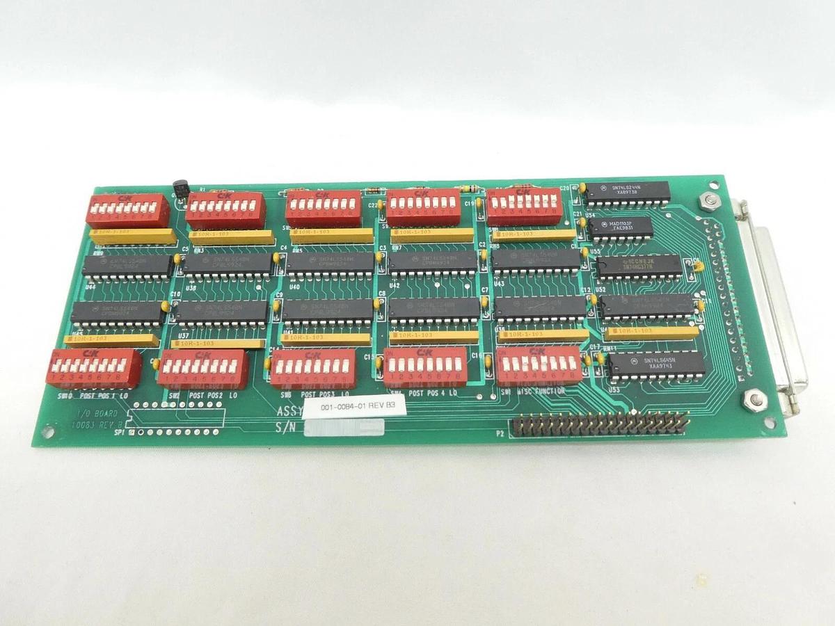 Brooks Automation 001-0084-01 I/O Board PCB 10083 Rev. B3 New Surplus