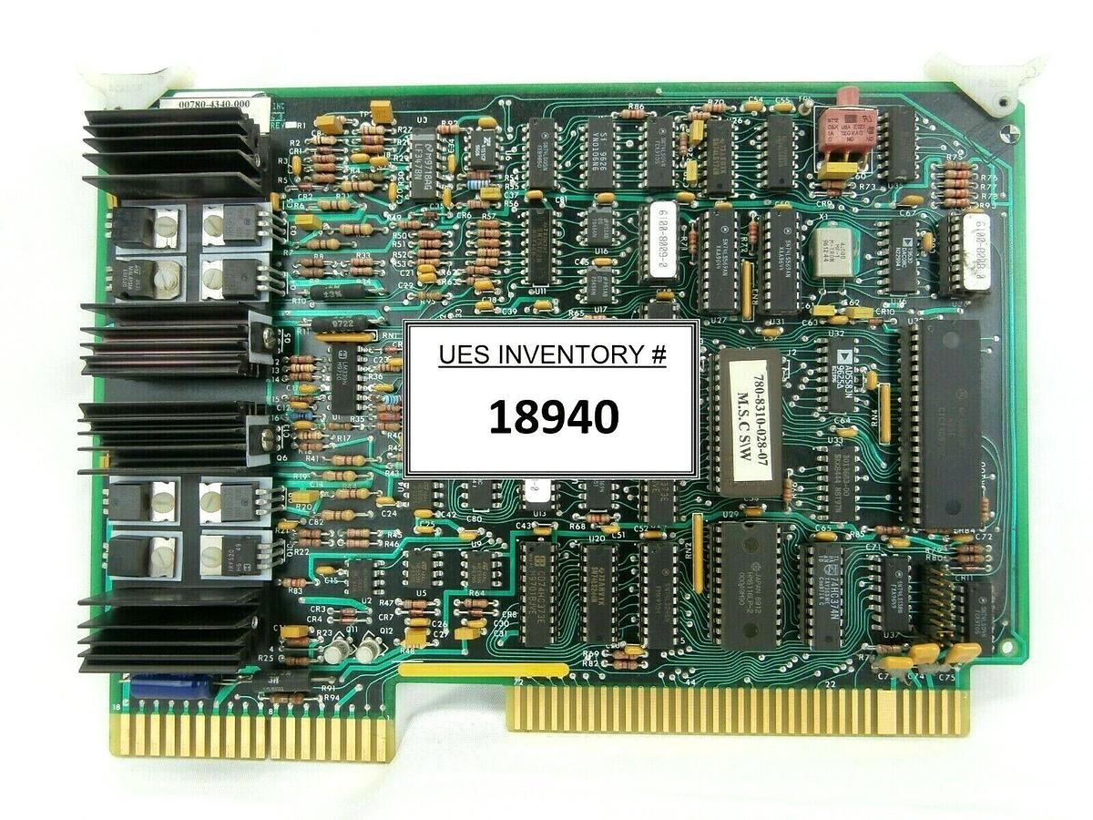 Used Kulicke & Soffa 00780-4340-000 Z MSC S/W PCB Card 06100-4311-001-01 Working