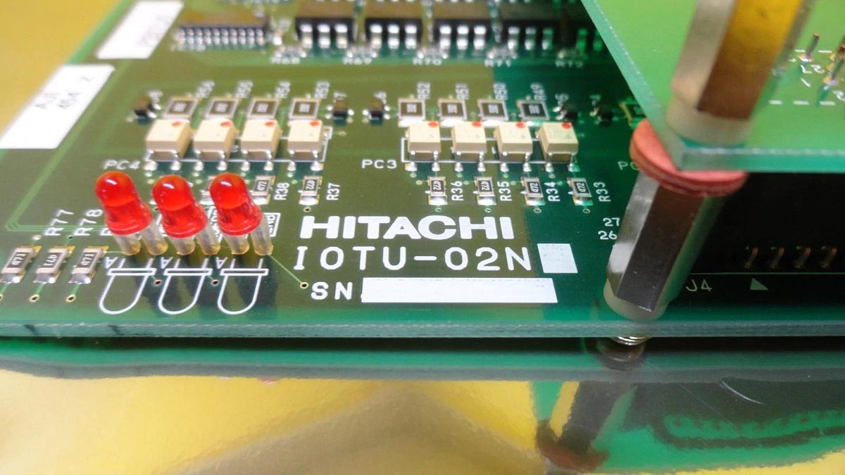 Used Hitachi IOTU-02N Relay Interface Board PCB Used Working