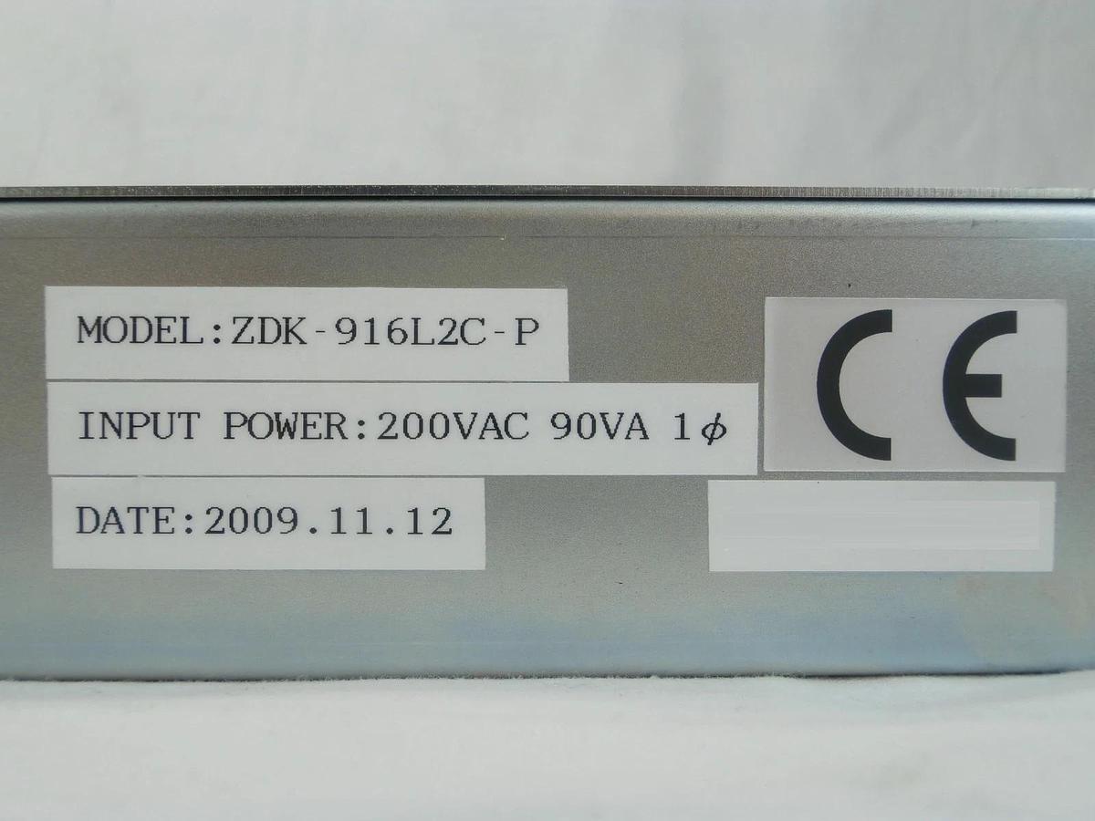 Used Pearl Kogyo ZDK-916L2C-P Rack Mount RF Tuner Controller Working Surplus