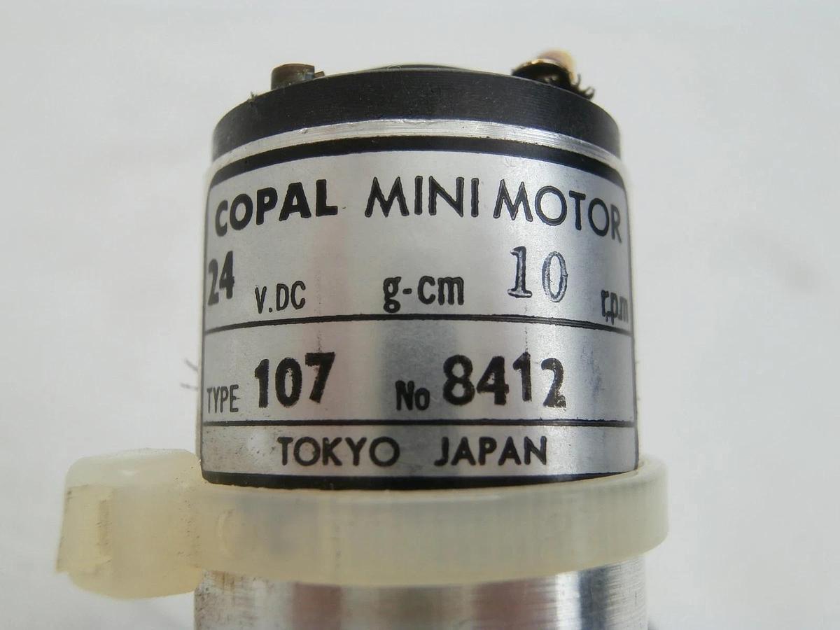 Used Copal Electronics 8412 Mini Motor Type 107 Reseller Lot of 2 Used Working