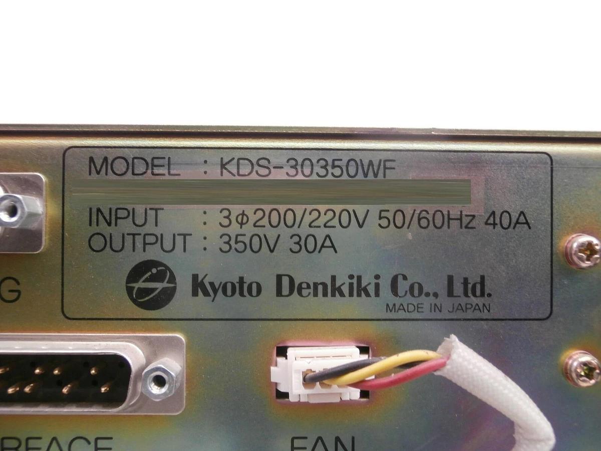 Used Kyoto Denkiki KDS-30350WFX Dual Output Power Supply Hitachi 3-A20515-*A As-Is