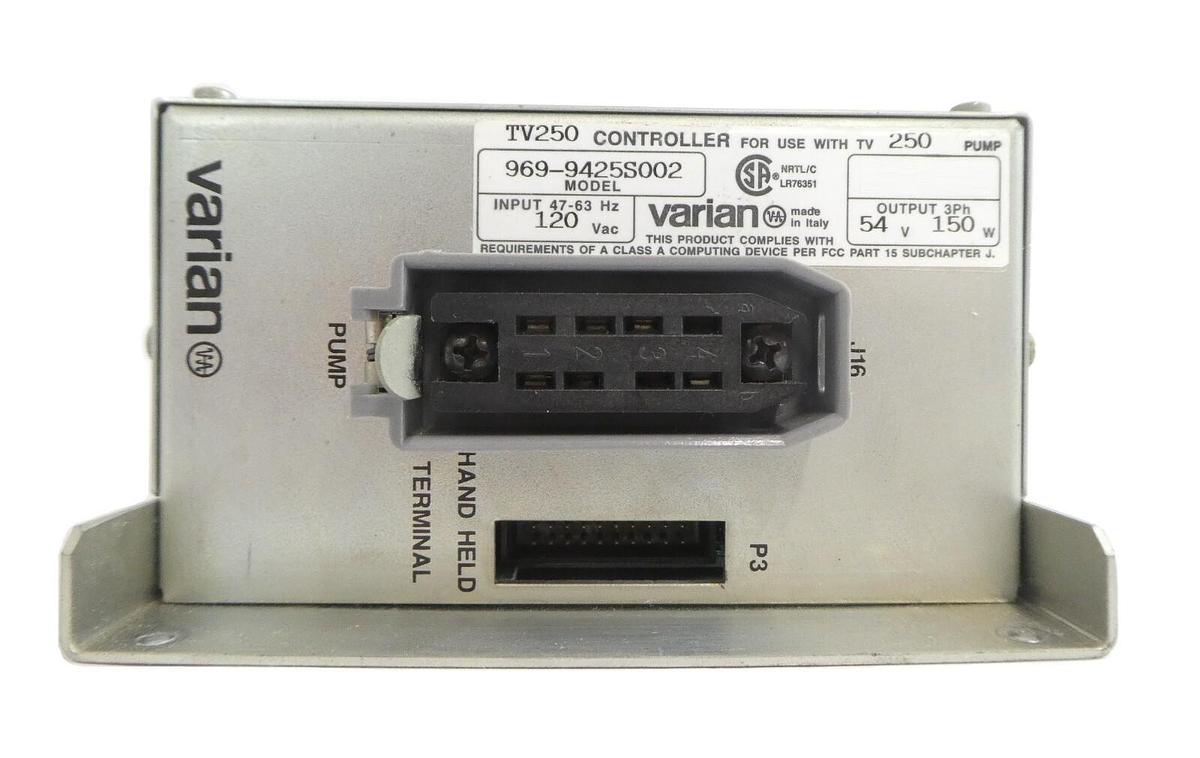 Used Turbo-V 250 Varian 969-9425S002 Turbomolecular Pump Controller Working Surplus