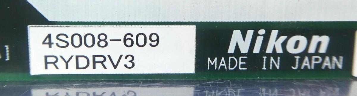 Used Nikon 4S008-609 Driver PCB RYDRV3 NSR Series Working Surplus