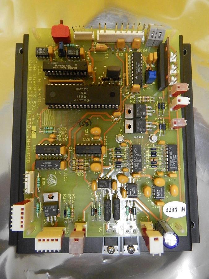 Used Delta Design 1684833-501 Dual DC Motor Control-Enhanced Board PCB Used Working