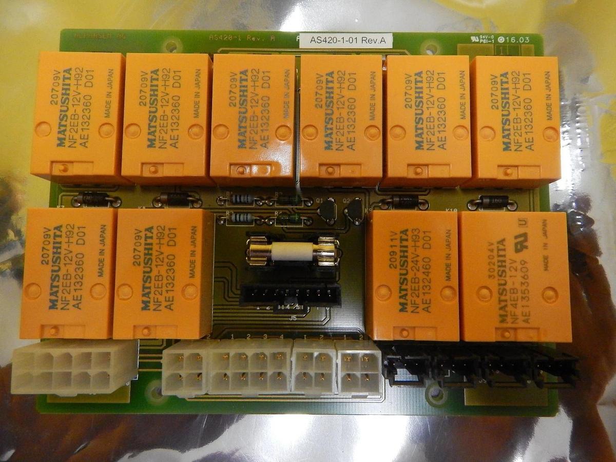 Used Alphasem AG AS420-1-01 Relay Board PCB AS420-1 Used Working