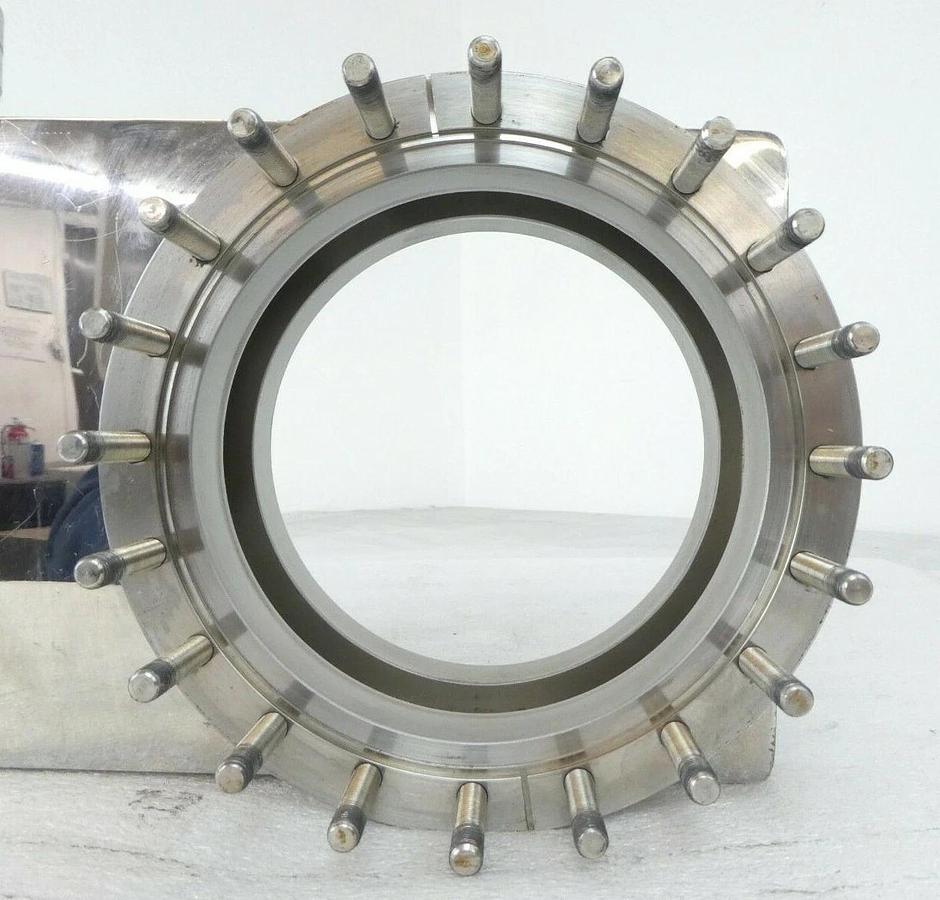 Used HVA High Vacuum Apparatus 125-0600 Gate Valve with AV-100M-P S Working Surplus