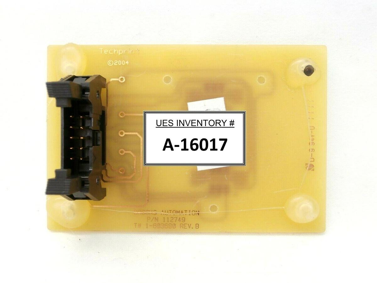 Used Techprint 1-603680 LED Board PCB Brooks 112749 Load Port VISION Working Surplus