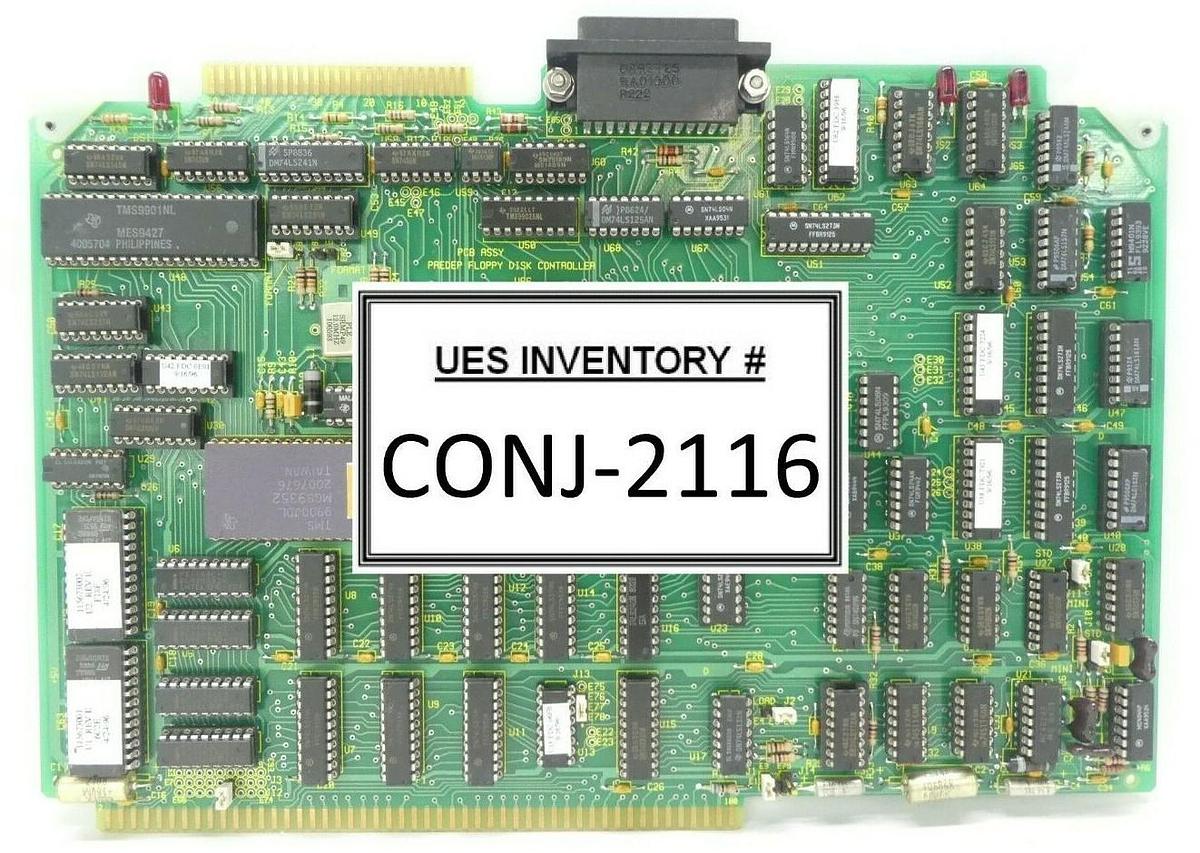 Used Varian Semiconductor VSEA E-E15002220 PCB Card Floppy Disk Controller Working