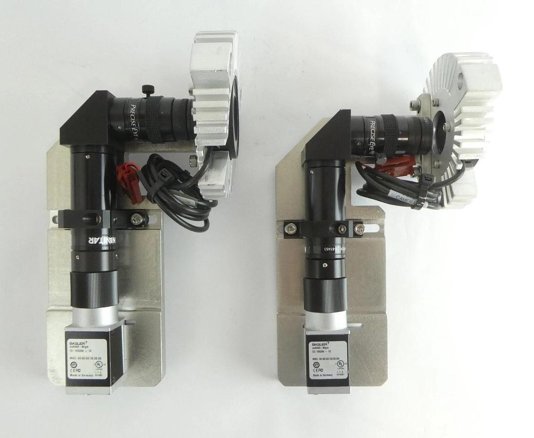 Used Navitar 1-61453 Precise Eye Industrial Camera acA640-90gm Lot of 6 Working
