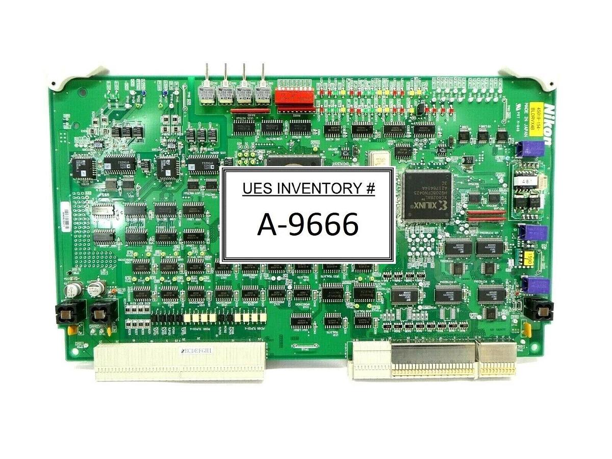 Used Nikon 4S019-154 Processor Control PCB Card BLDRVX4B NSR-S307E DUV Scanning Spare