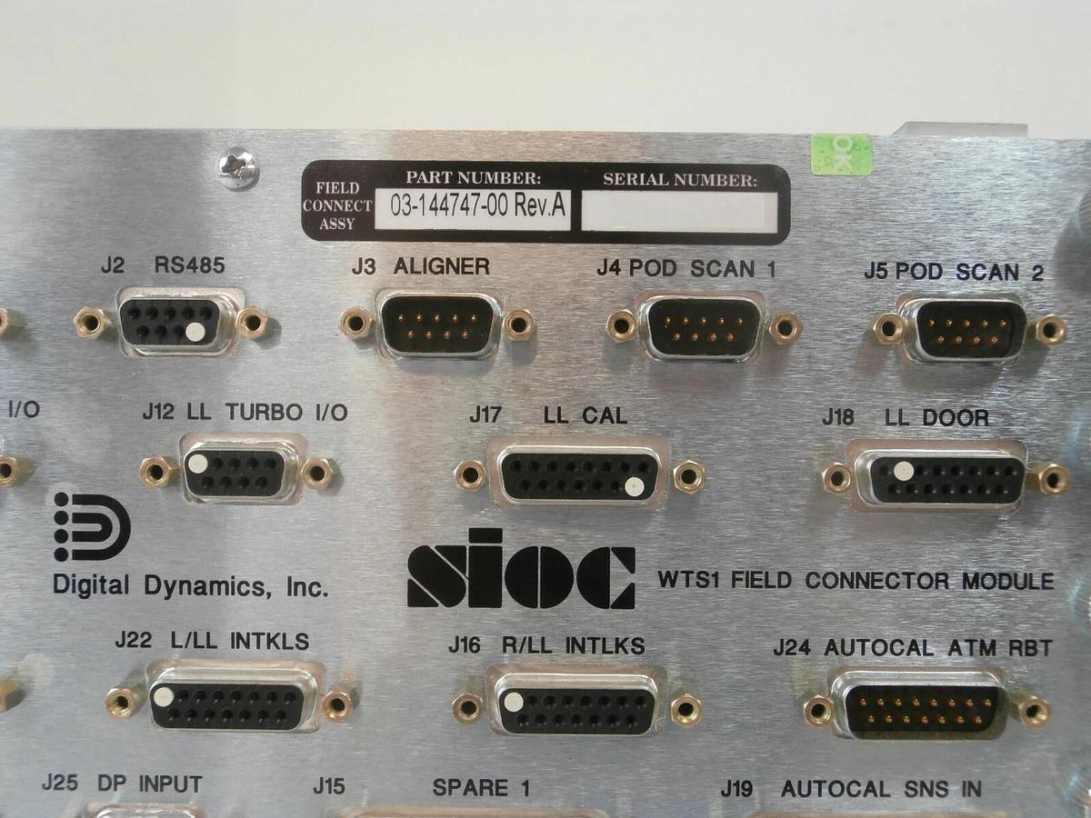 Used Digital Dynamics 03-144747-00 WTS SF sioc 1 WTS1 Novellus 02-144985-00 Working